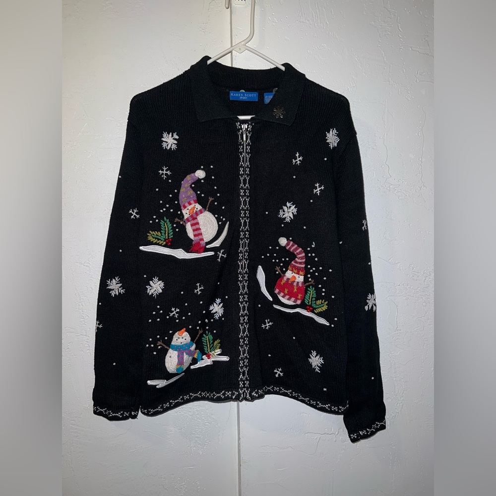 Vintage Snowman Sweater